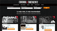 Desktop Screenshot of cordobaemergente.com